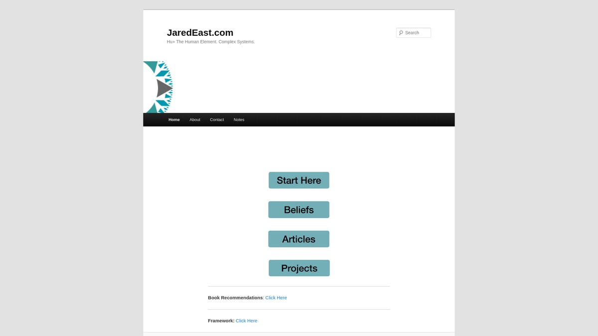 jaredeast.com screenshot