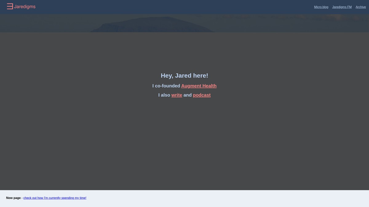 jaredigms.com screenshot