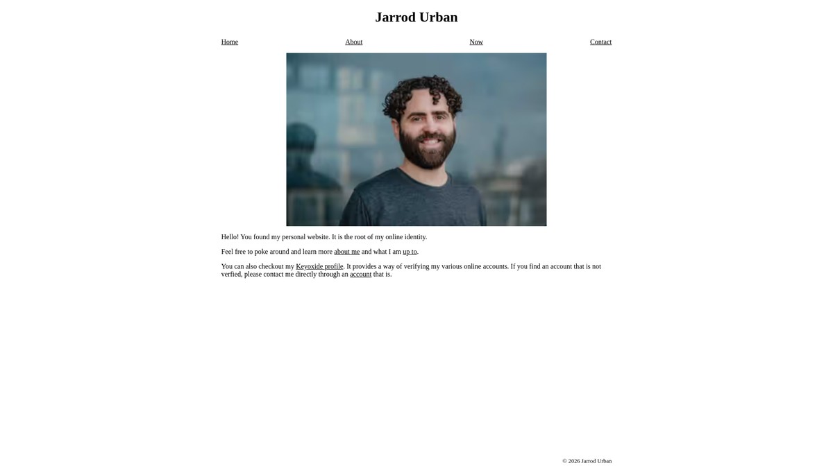 jarrod.de screenshot