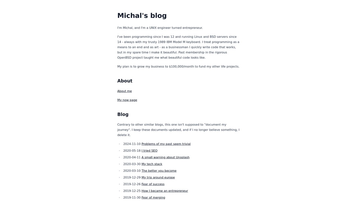 jasminek.net screenshot