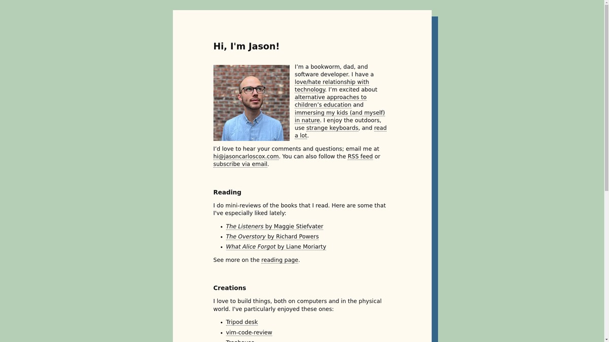 jasoncarloscox.com screenshot