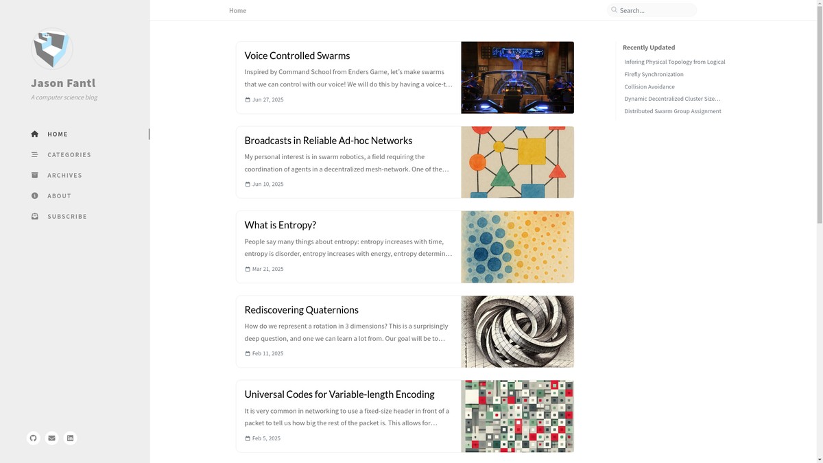 jasonfantl.com screenshot
