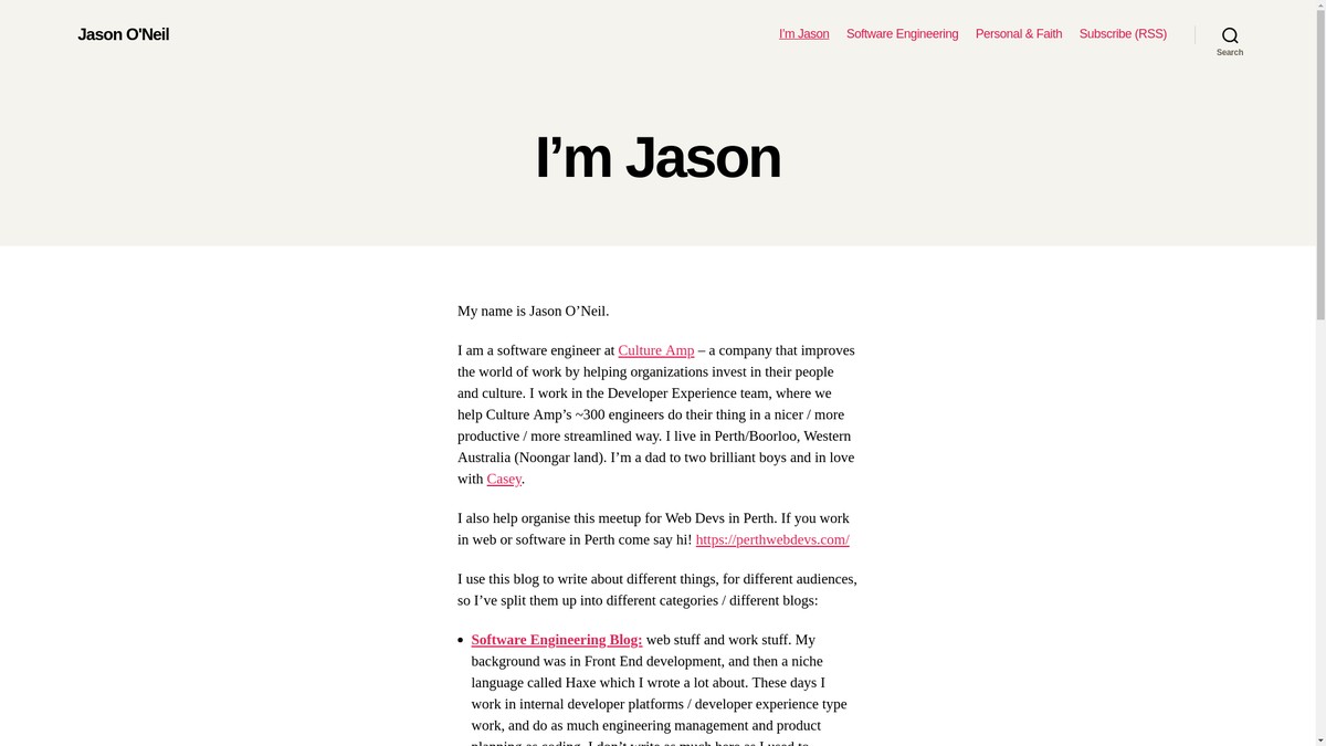 jasononeil.au screenshot