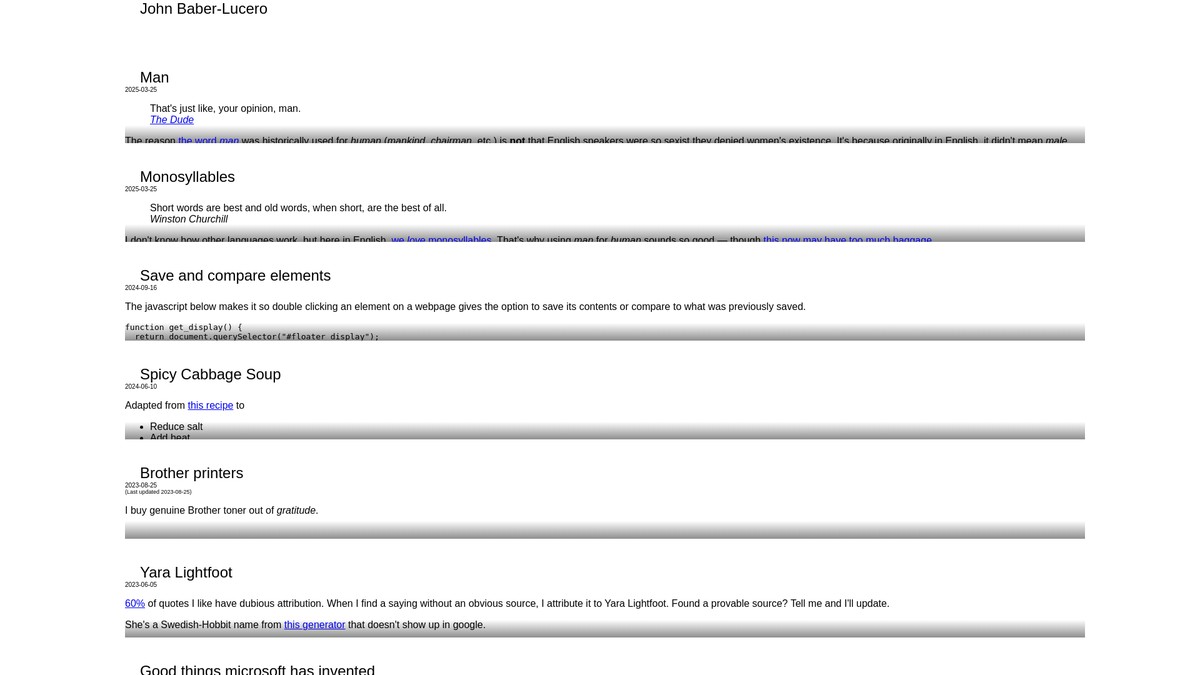jbaber.sdf.org screenshot