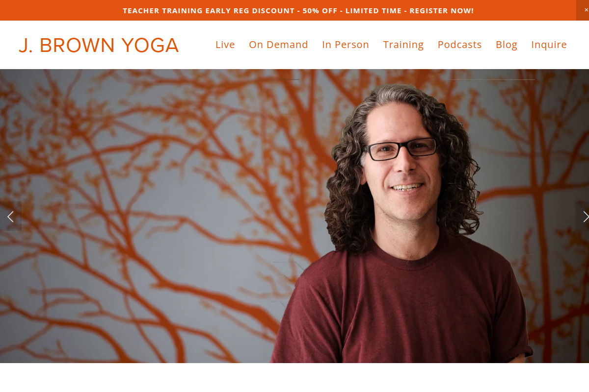 jbrownyoga.com screenshot