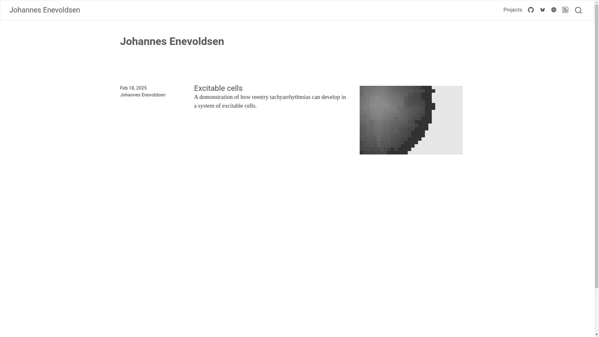 jenevoldsen.com screenshot