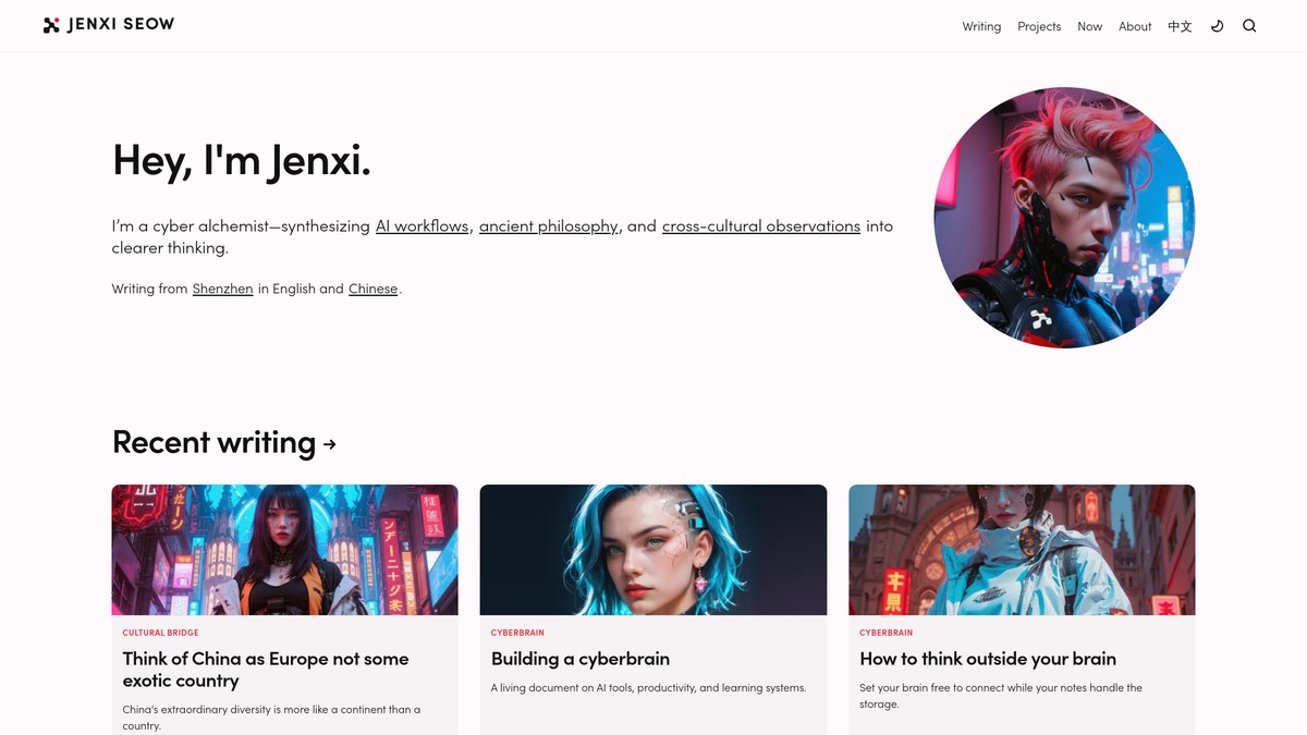 Screenshot of jenxi.com