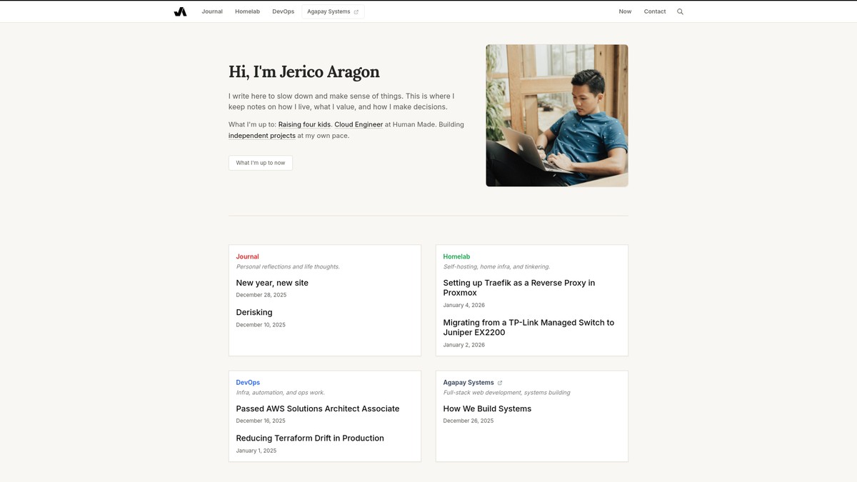 jericoaragon.com screenshot