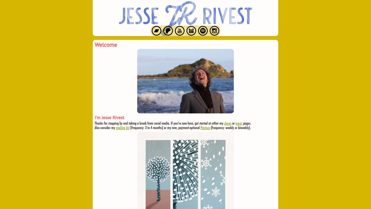 jesserivest.com screenshot