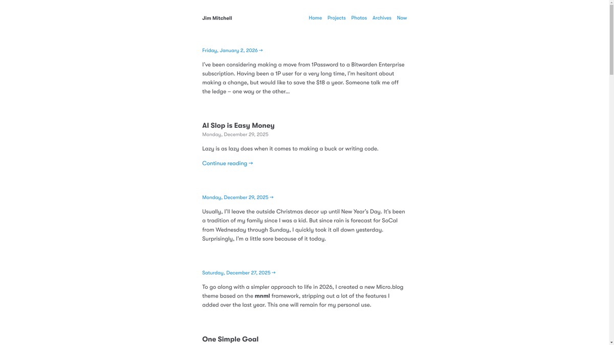 jimmitchell.org screenshot