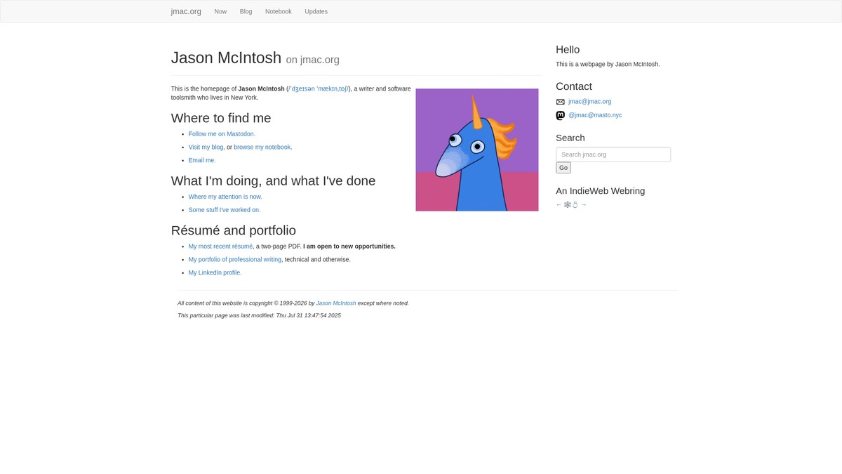 jmac.org screenshot