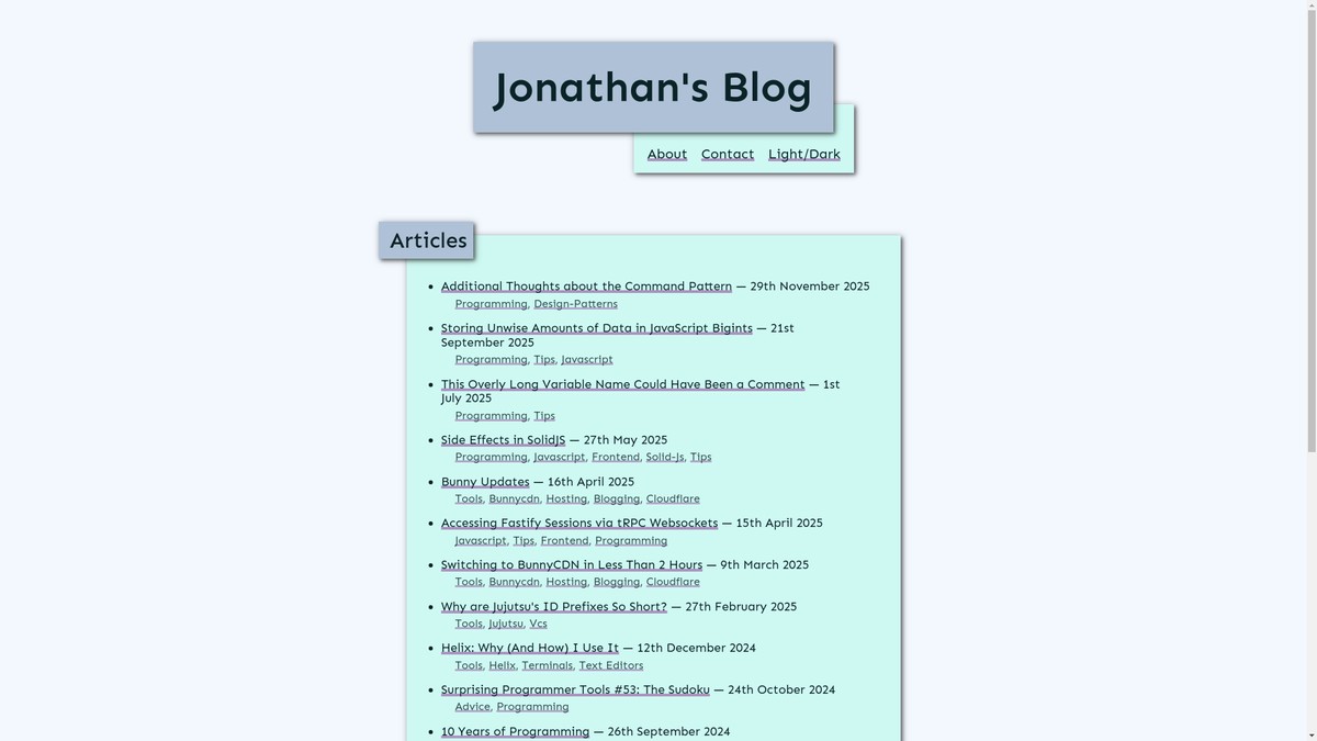 jonathan-frere.com screenshot