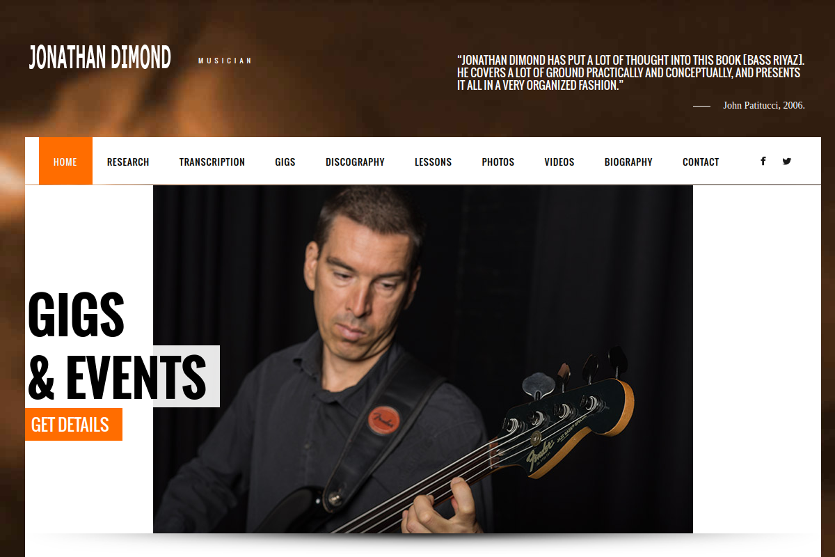 jonathandimond.com screenshot