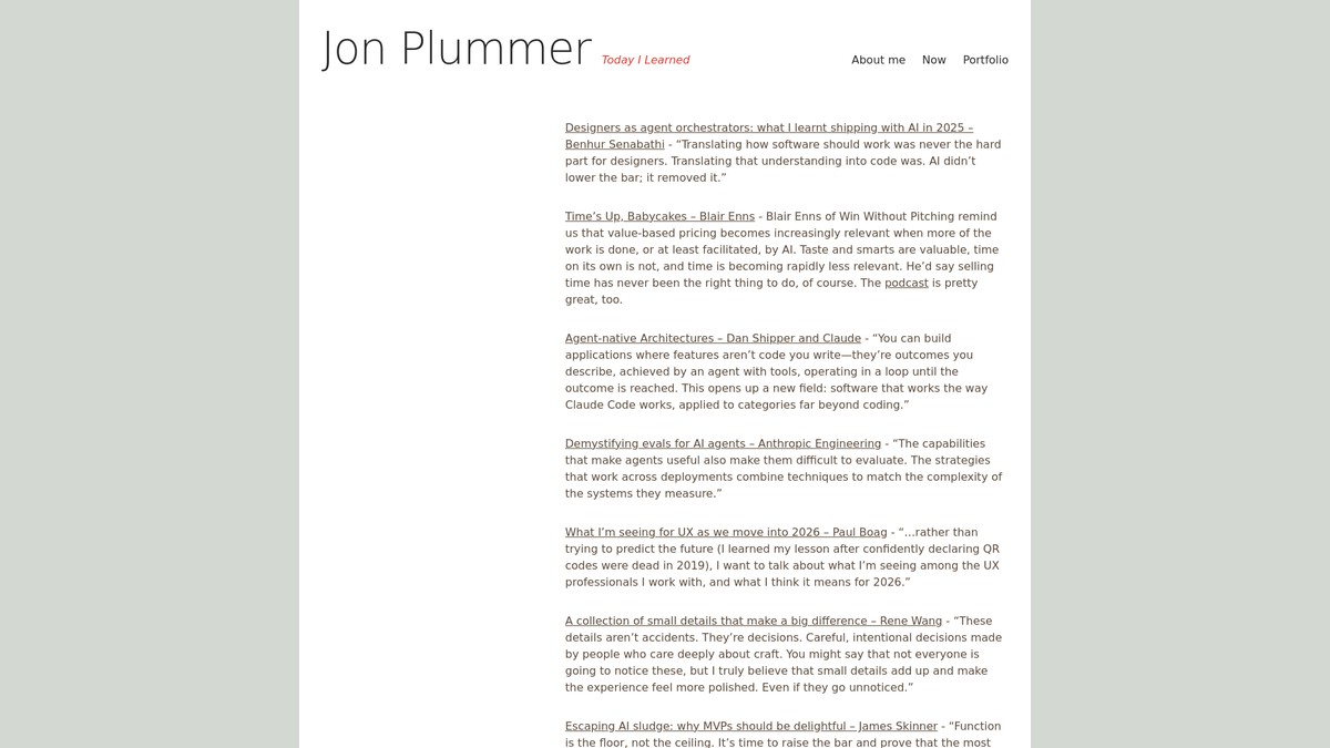 jonplummer.com screenshot