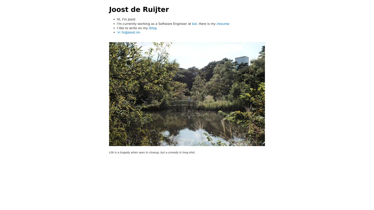 joost.im screenshot