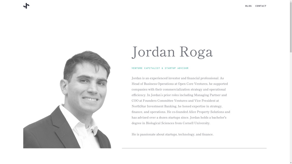 jordanroga.com screenshot
