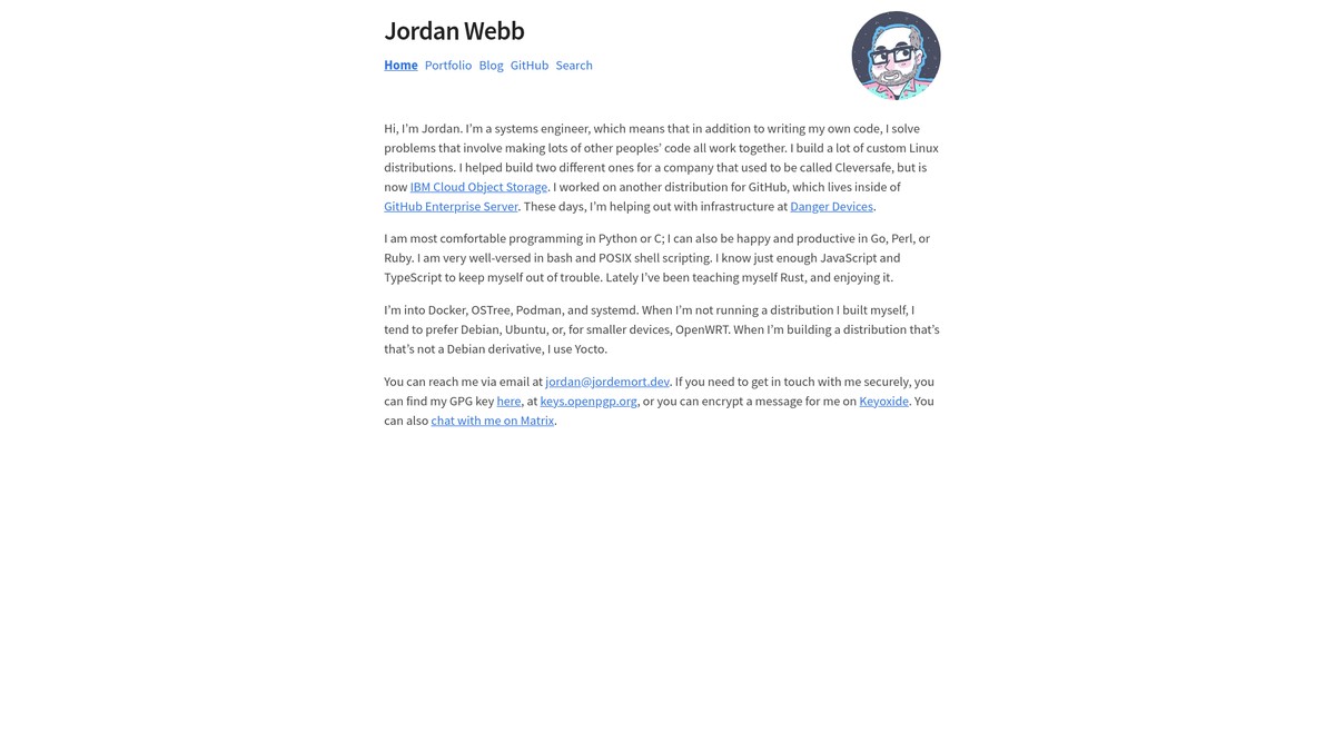 Screenshot of jordemort.dev