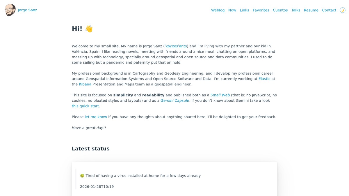 jorgesanz.net screenshot