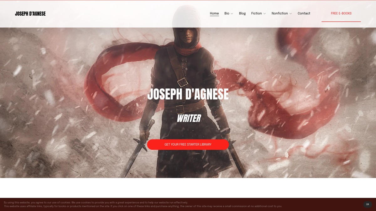 josephdagnese.com screenshot