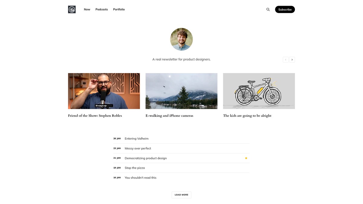 joshuawold.com screenshot