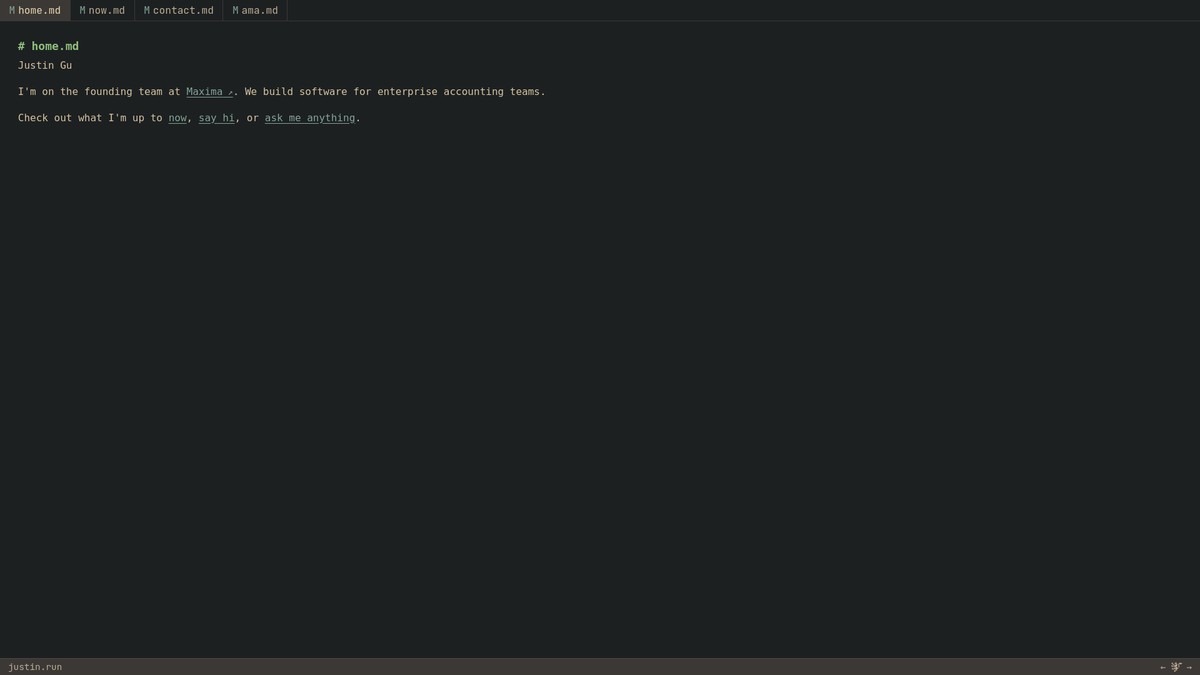 justin.run screenshot