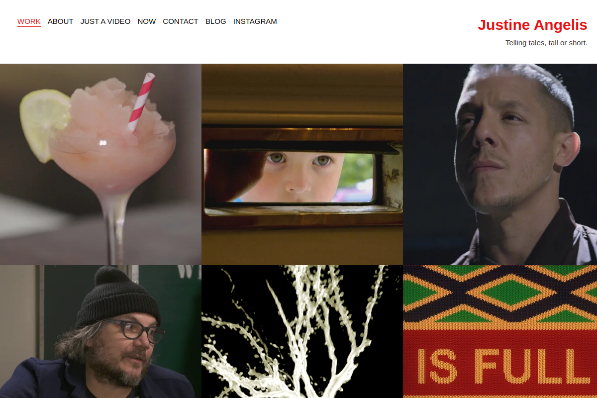 justineangelis.com screenshot