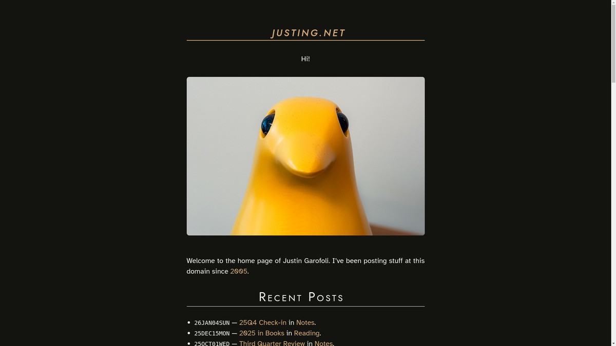 justing.net screenshot
