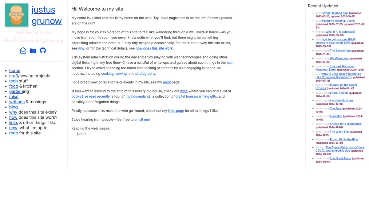 justus.ws screenshot