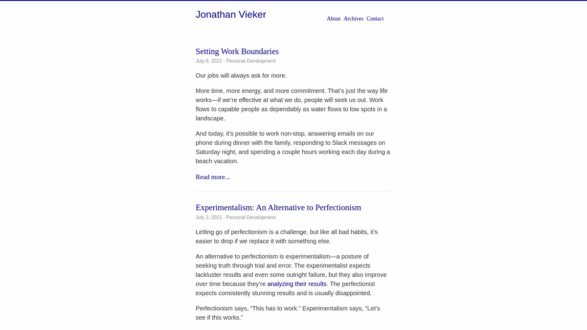 jvieker.com screenshot