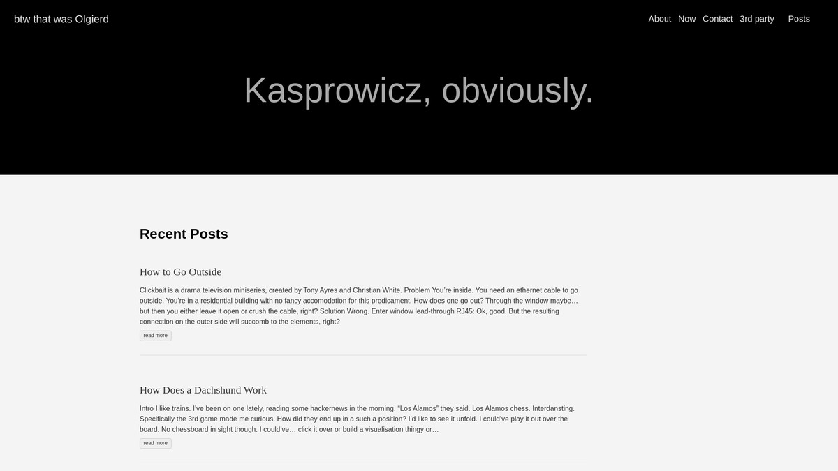 kasprowicz.pro screenshot