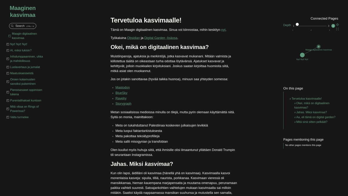 kasvimaa.vercel.app screenshot