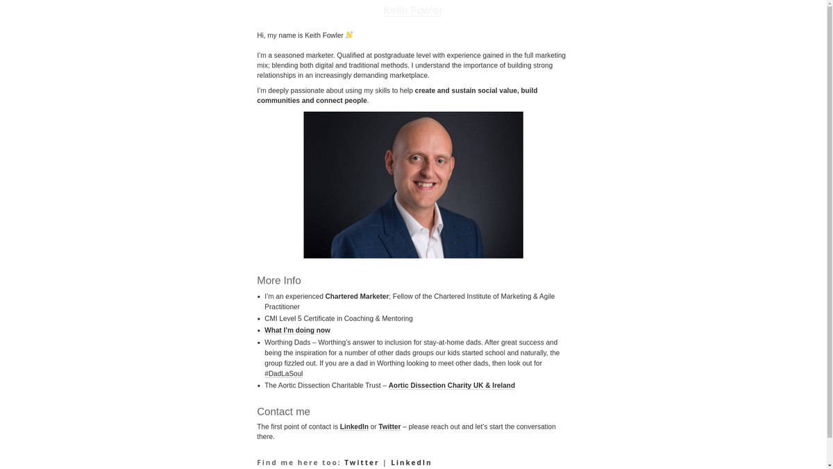 keithfowler.co.uk screenshot