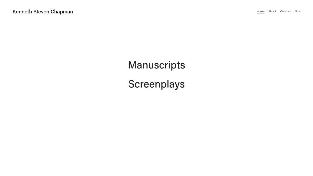 kennethstevenchapman.com screenshot