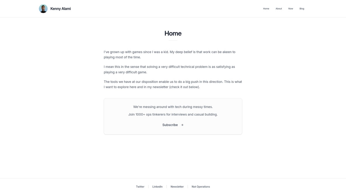 kennyalami.com screenshot