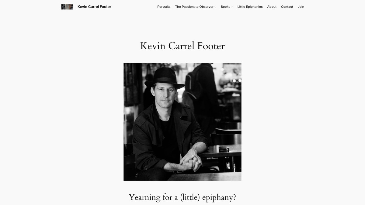 Screenshot of kevincarrelfooter.com