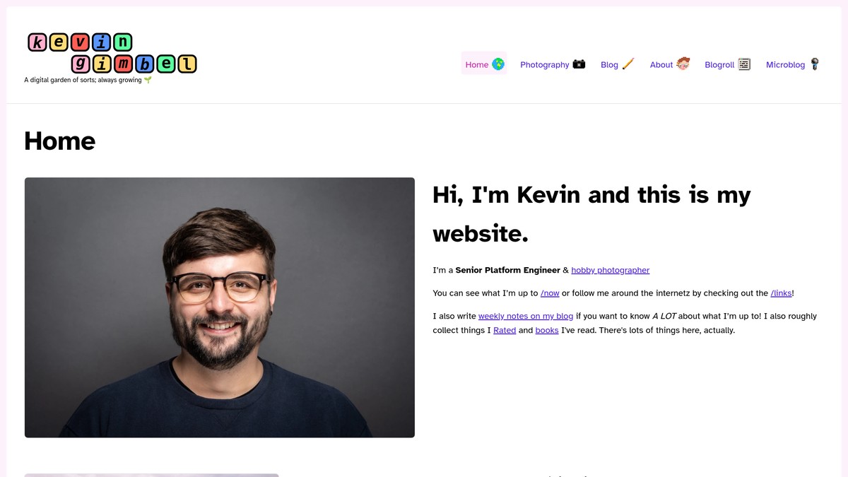 kevingimbel.de screenshot