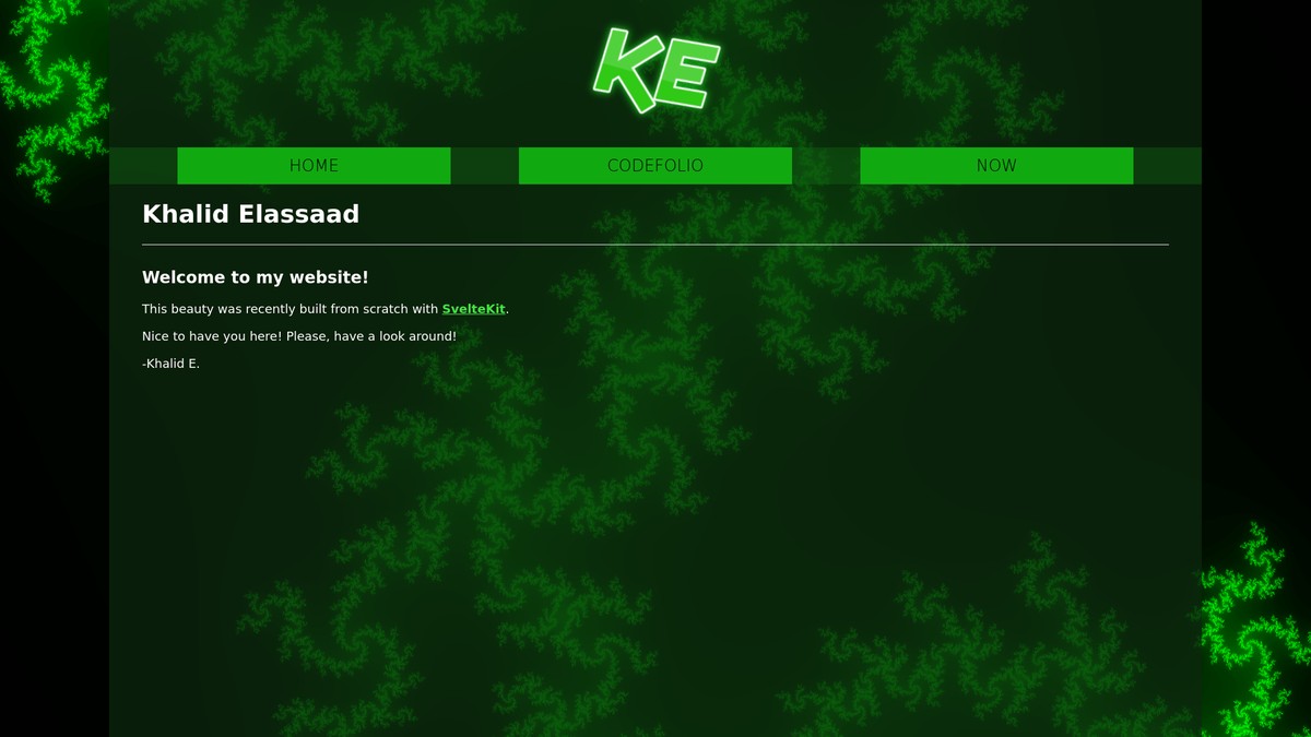 khalidelassaad.com screenshot