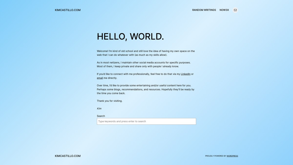 kimcastillo.com screenshot
