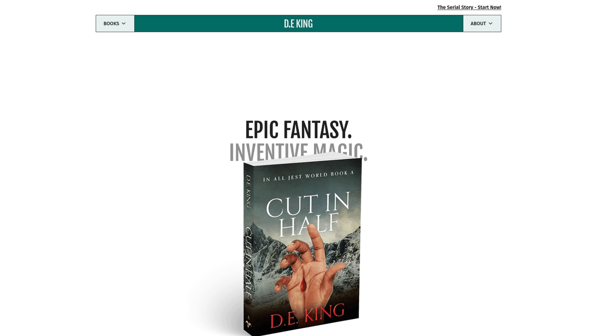 Screenshot of kingdarryl.com