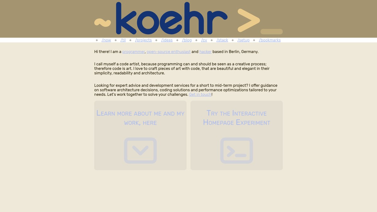 koehr.ing screenshot