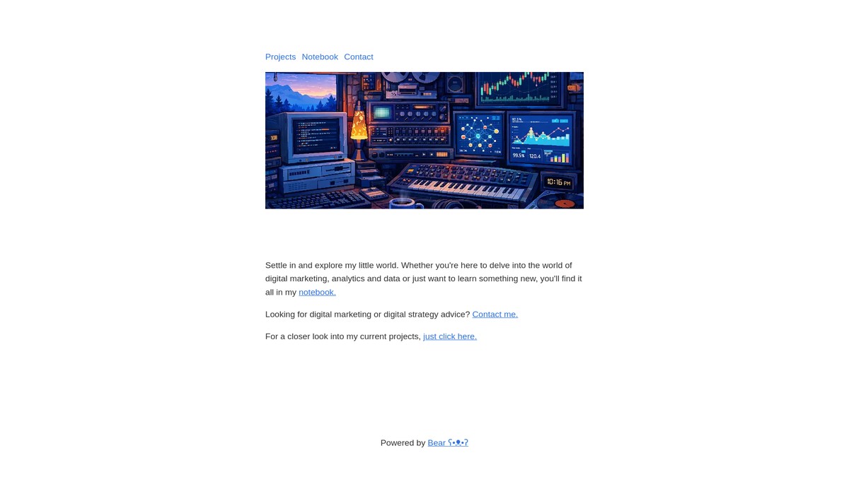 Screenshot of kolemcrae.com