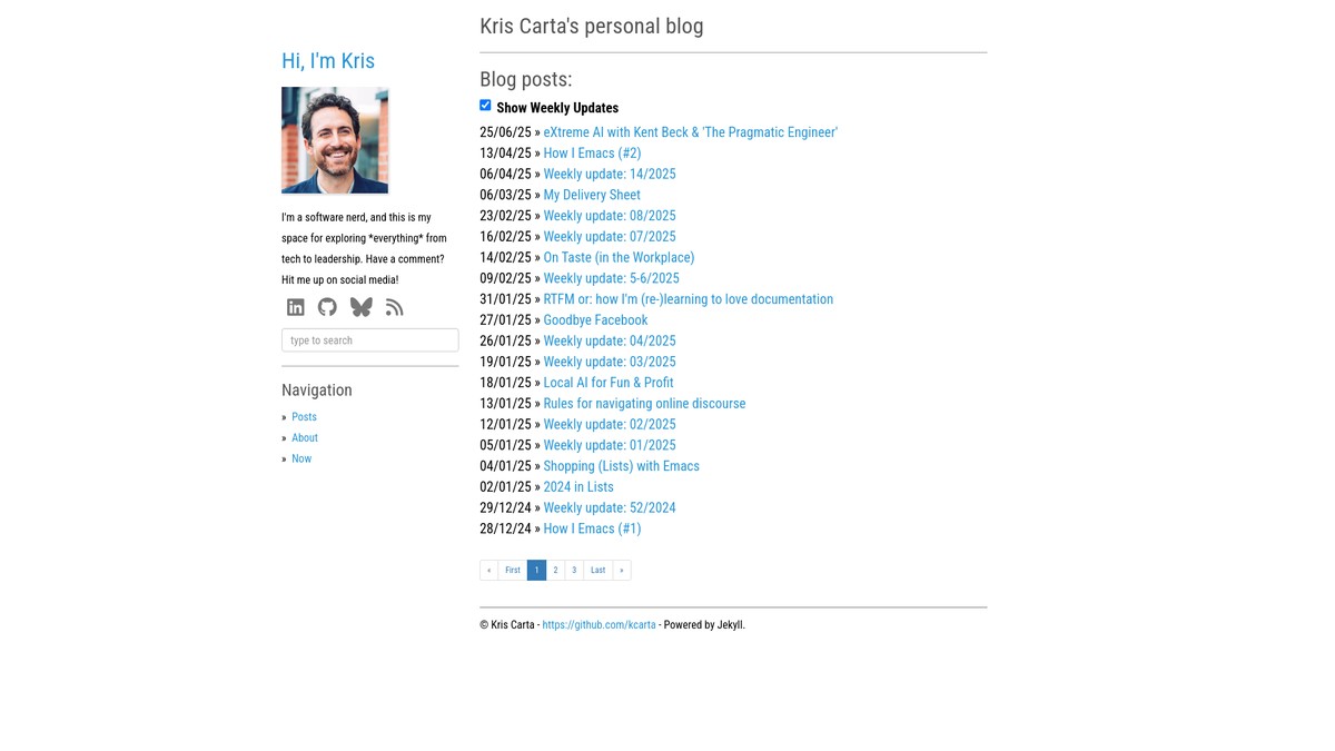 kriscarta.com screenshot
