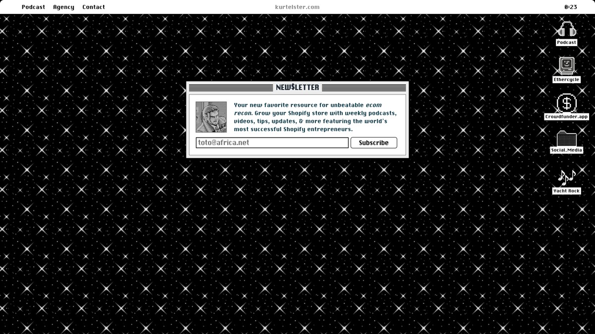 kurtelster.com screenshot