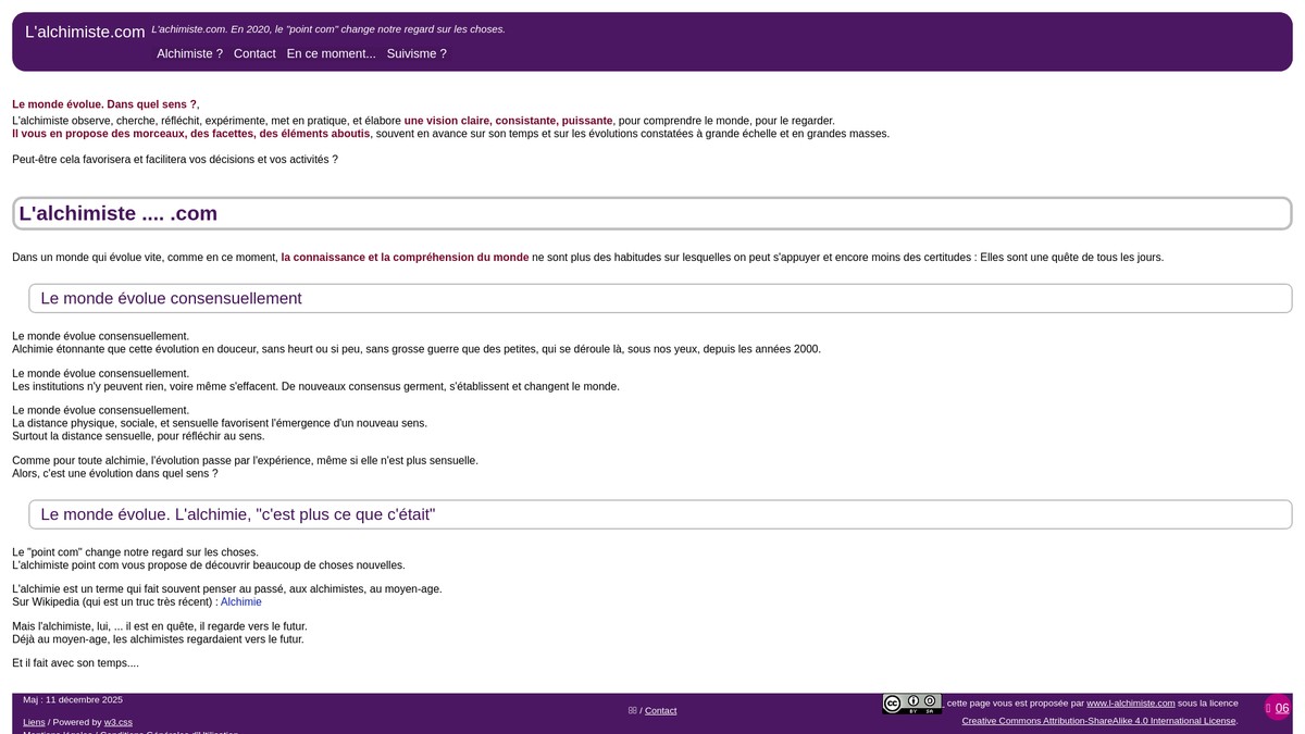 l-alchimiste.com screenshot