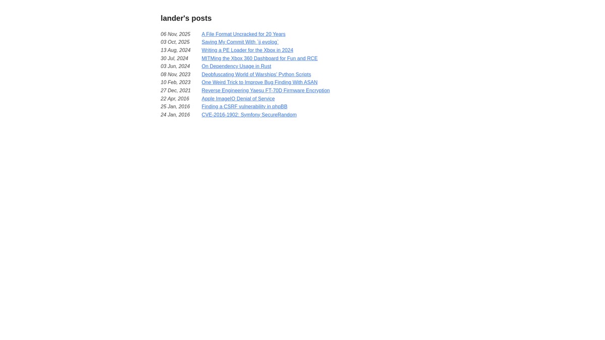 landaire.net screenshot