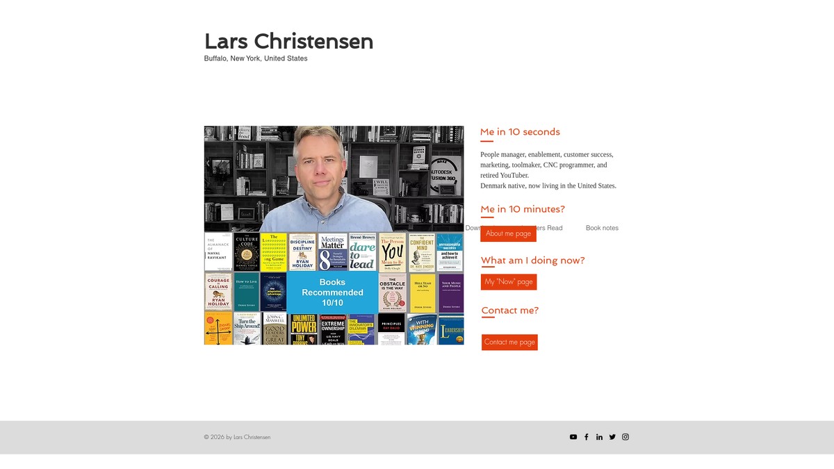 larschristensen.org screenshot