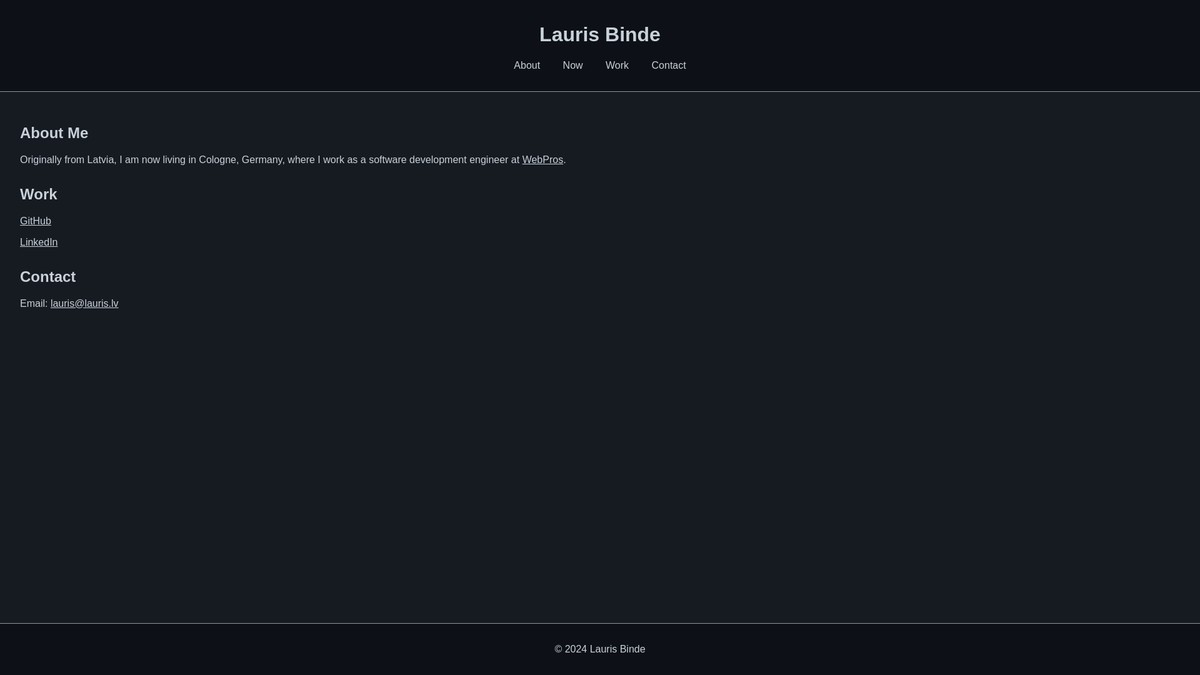 lauris.lv screenshot