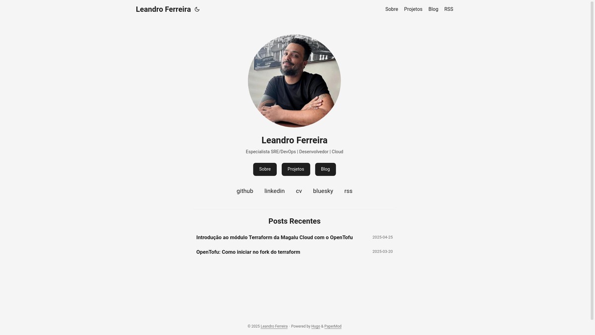 leandrosf.com screenshot