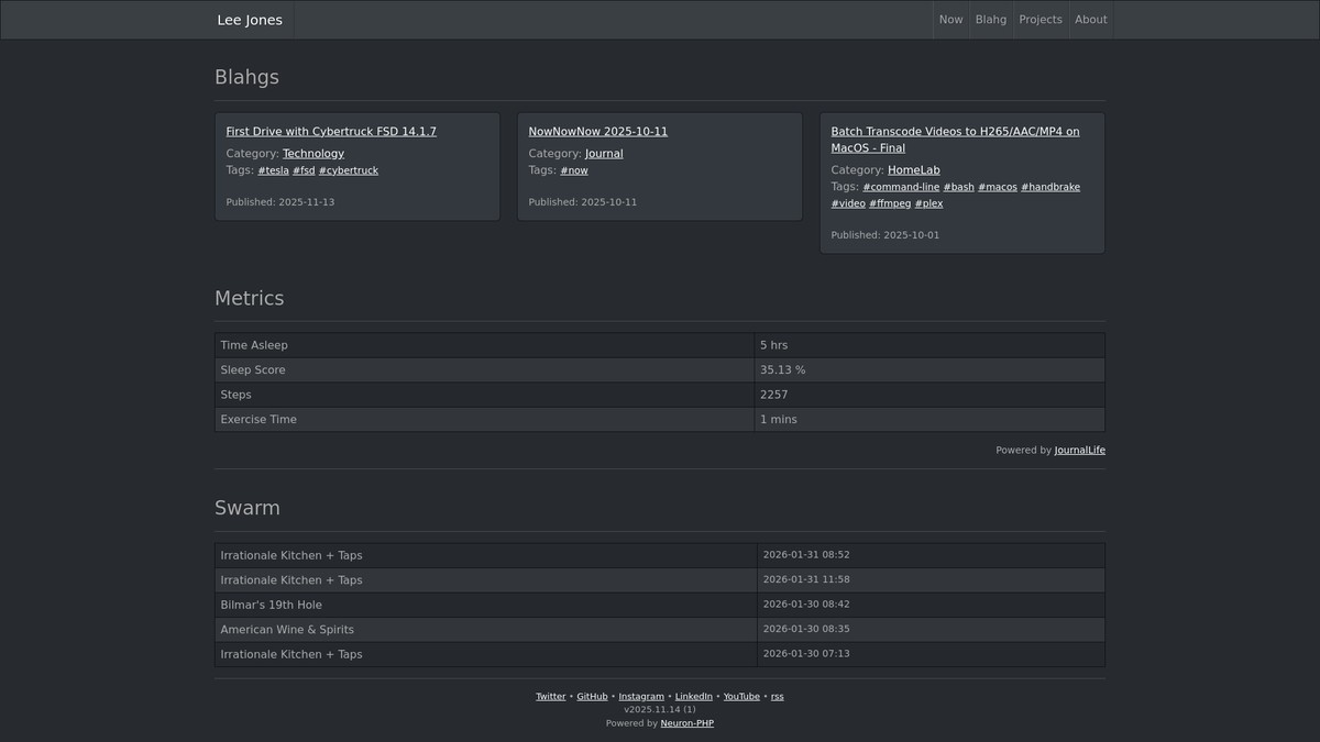 leejon.es screenshot