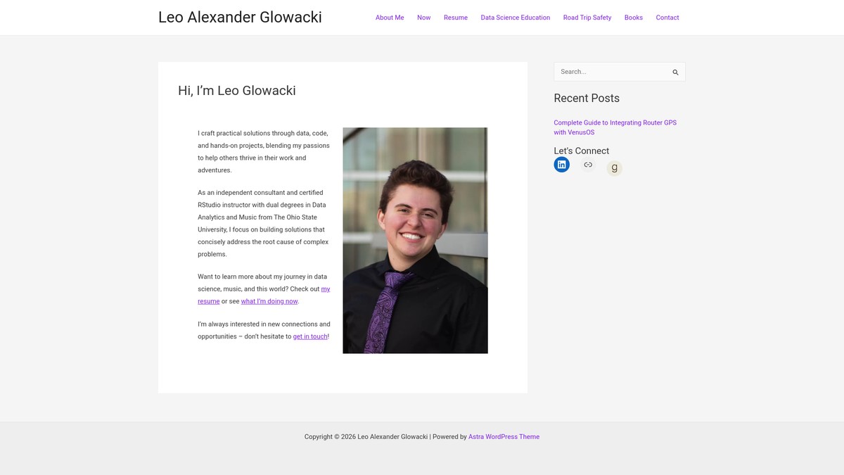 leoglowacki.com screenshot